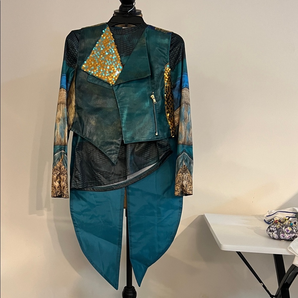 Disney Teal and Gold Kids Costume